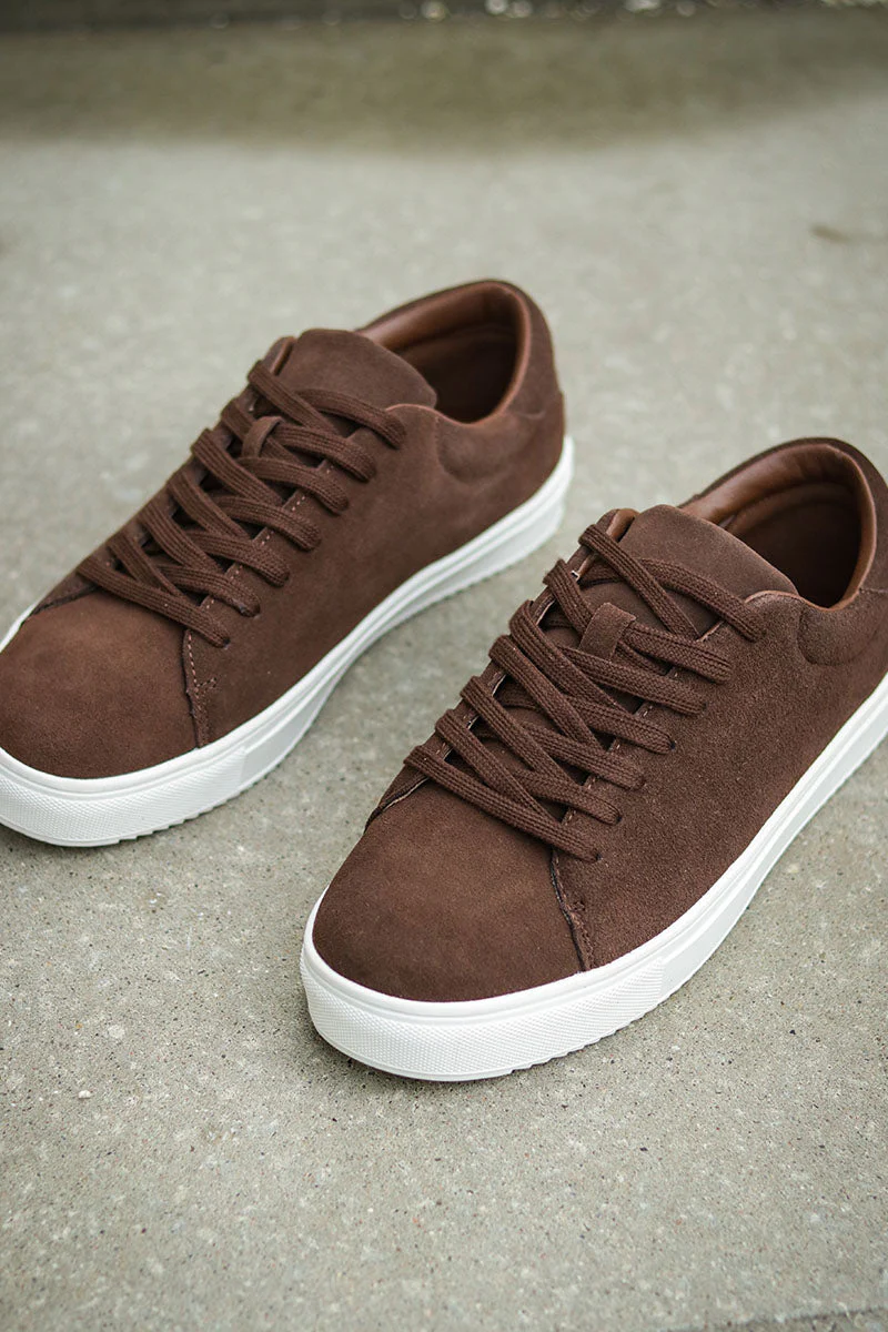 Liebhaveri Liberty Sneaker Suede Walnut - Image 3