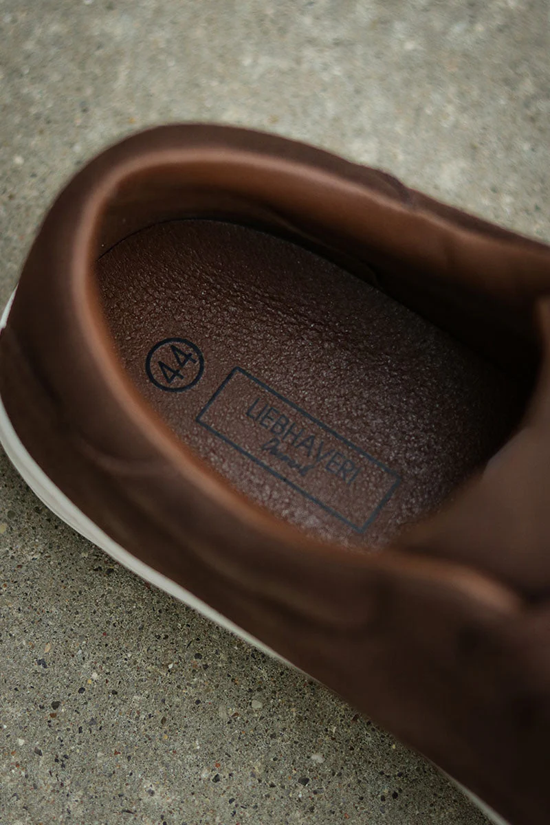 Liebhaveri Liberty Sneaker Suede Walnut - Image 6