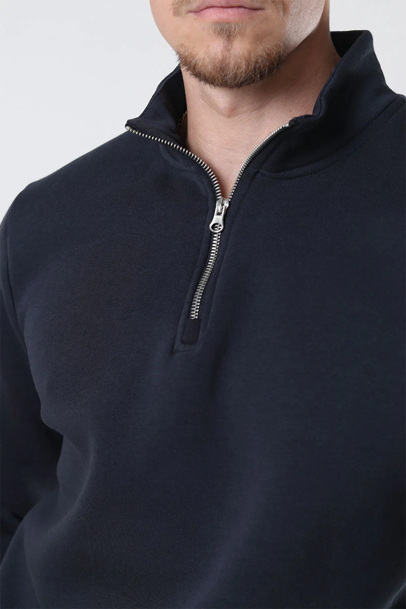 ONLY & SONS Ceres Half Zip Sweat Dark Navy - Image 3