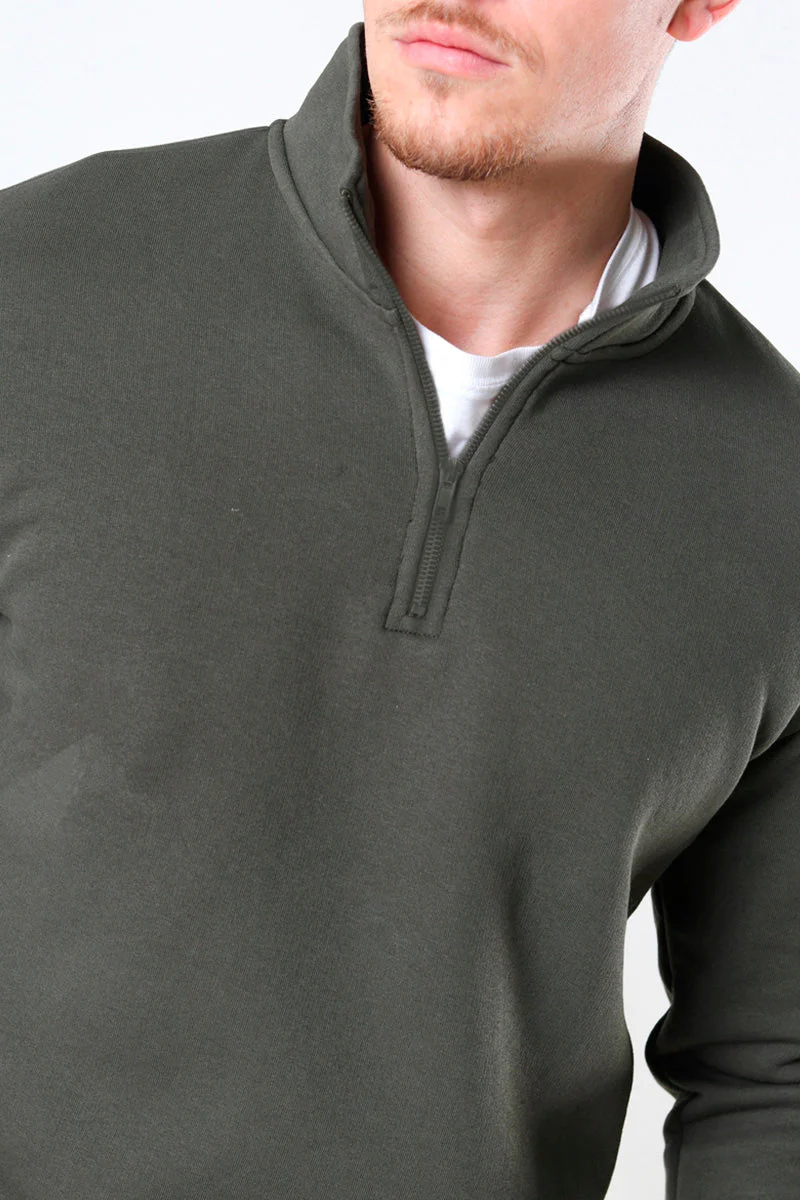 ONLY & SONS Ceres Half Zip Sweat Rosin - Image 4