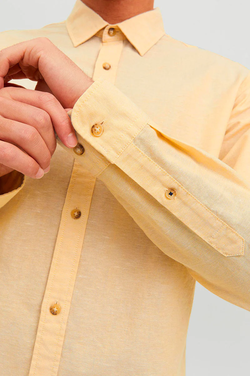 Jack & Jones Summer Linen Shirt LS Jojoba - Image 4