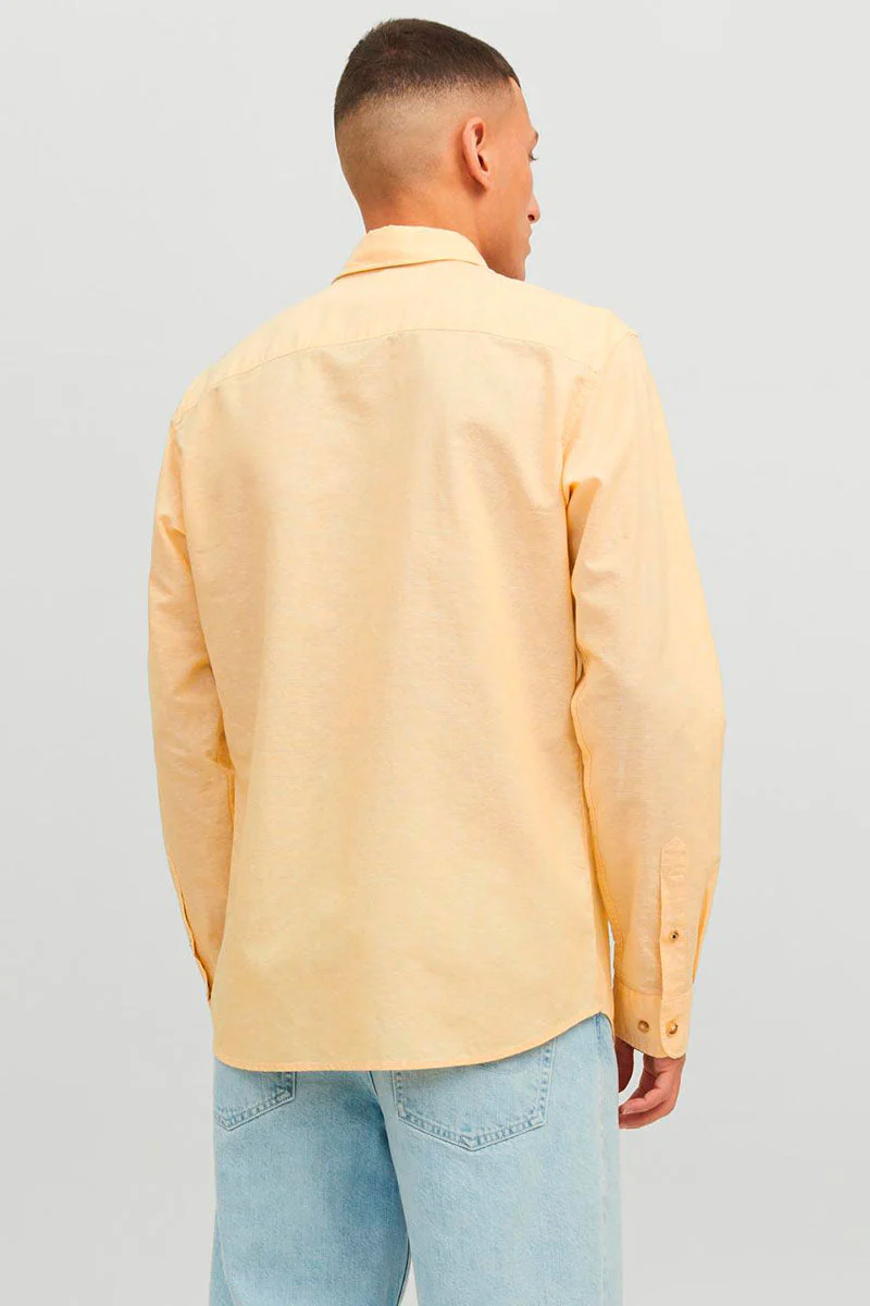 Jack & Jones Summer Linen Shirt LS Jojoba - Image 6