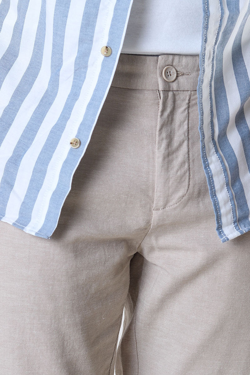 ONLY & SONS Mark Cotton Linen Pants Chinchilla - Image 3