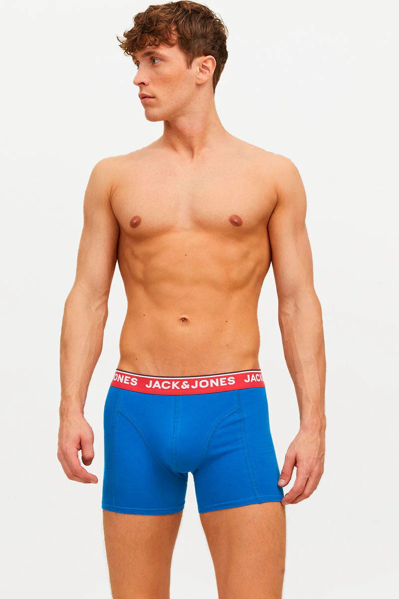 Jack & Jones Azores Trunks 3 Pack Black - Image 4