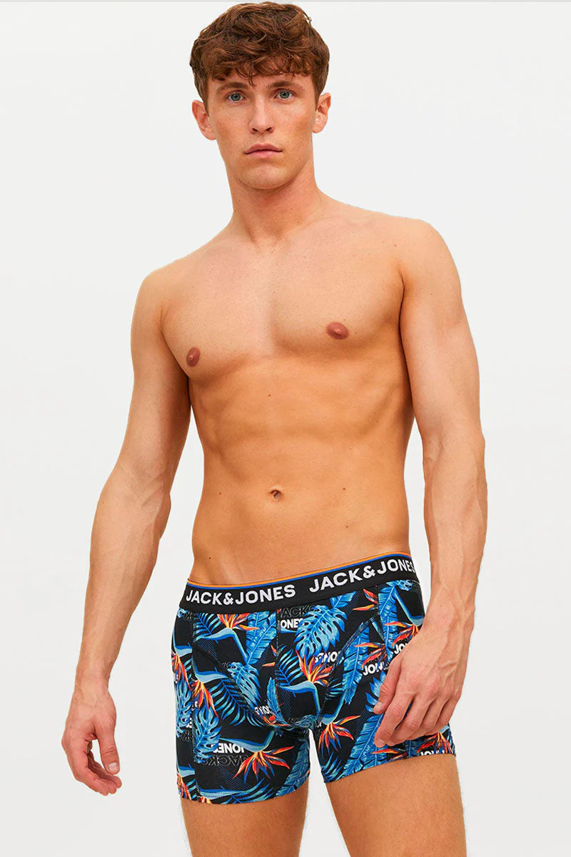 Jack & Jones Azores Trunks 3 Pack Black - Image 5