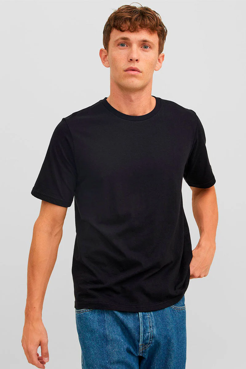 Jack & Jones Under Tee Crew Neck 3 Pack Black - Image 2