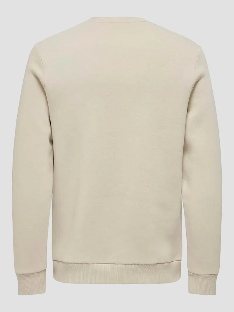 ONLY & SONS Ceres Crew Neck Sweat Silver Lining - Image 10
