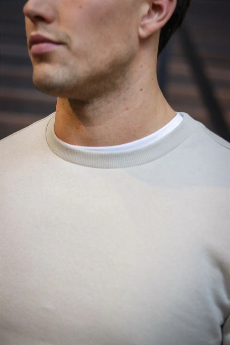 ONLY & SONS Ceres Crew Neck Sweat Silver Lining - Image 3