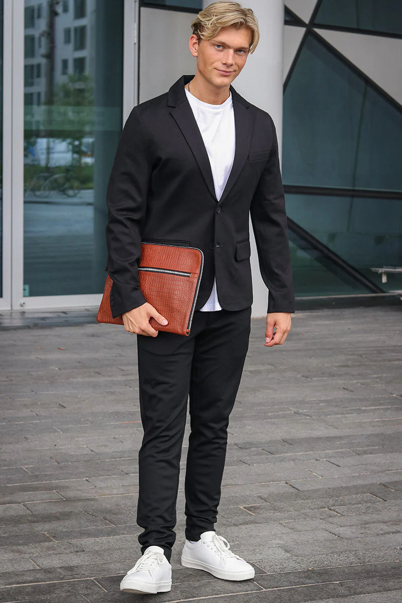 ONLY & SONS Mark Stretch Blazer Black - Image 3