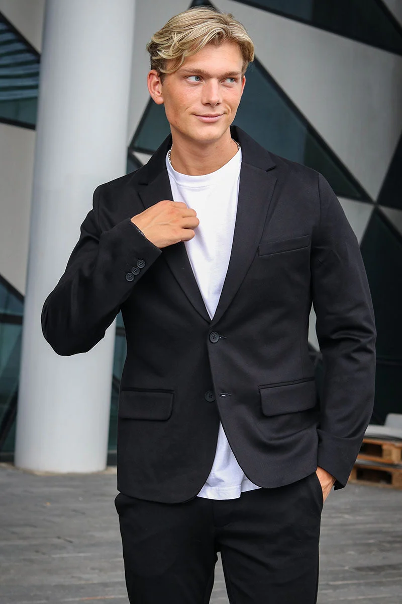 ONLY & SONS Mark Stretch Blazer Black - Image 4