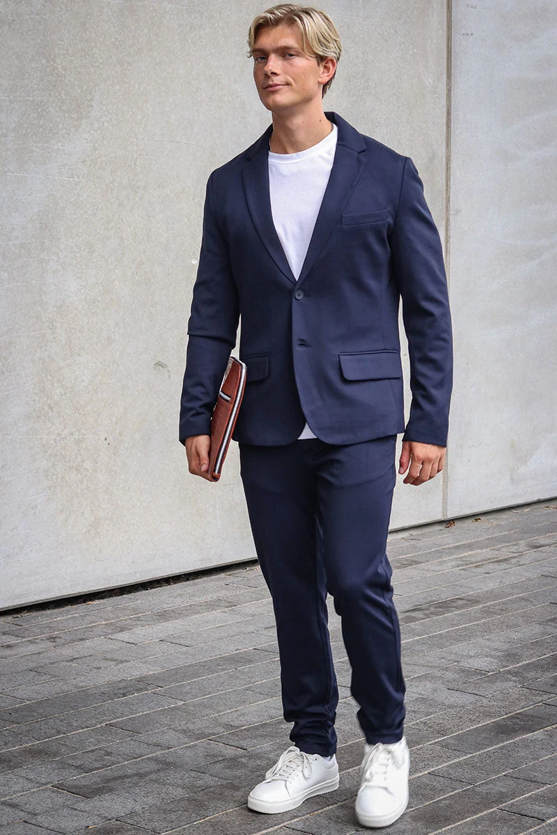 ONLY & SONS Mark Stretch Blazer Night Sky - Image 4