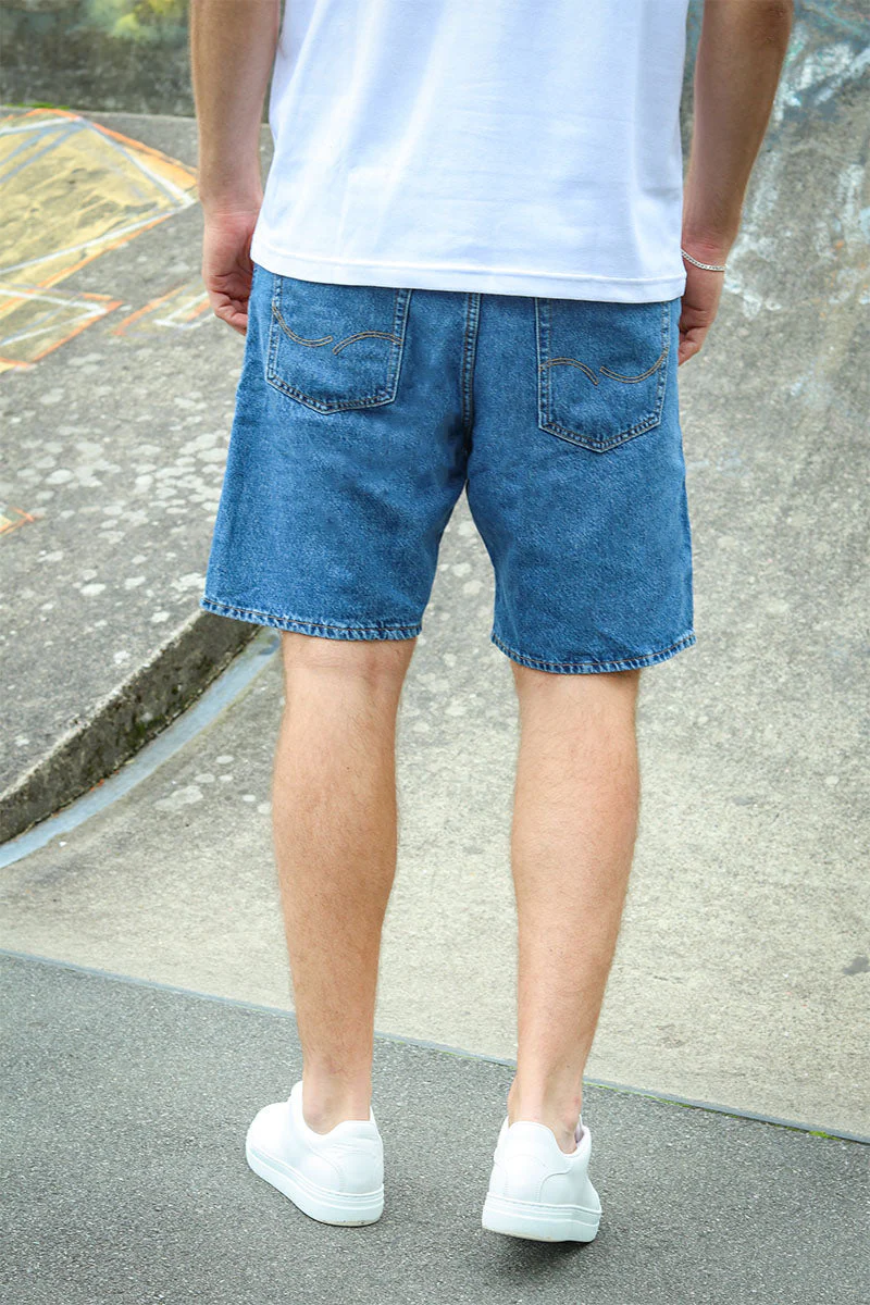 Jack & Jones Tony Loose Fit Shorts 301 Blue Denim - Image 5
