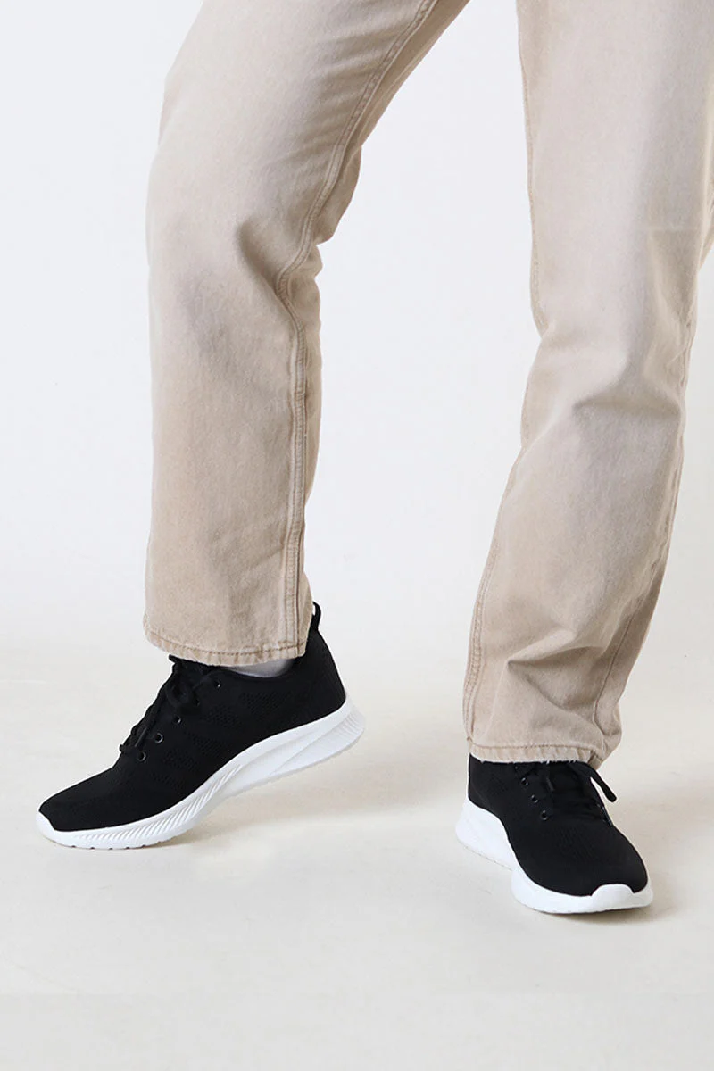 Jack & Jones Croxley Knit Sneaker Anthracite - Image 4