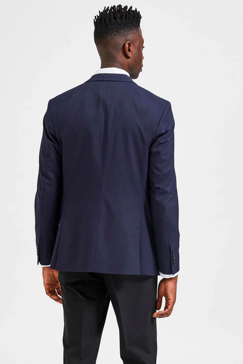 Selected Logan Shawl Tux Blazer Dark Sapphire - Image 5