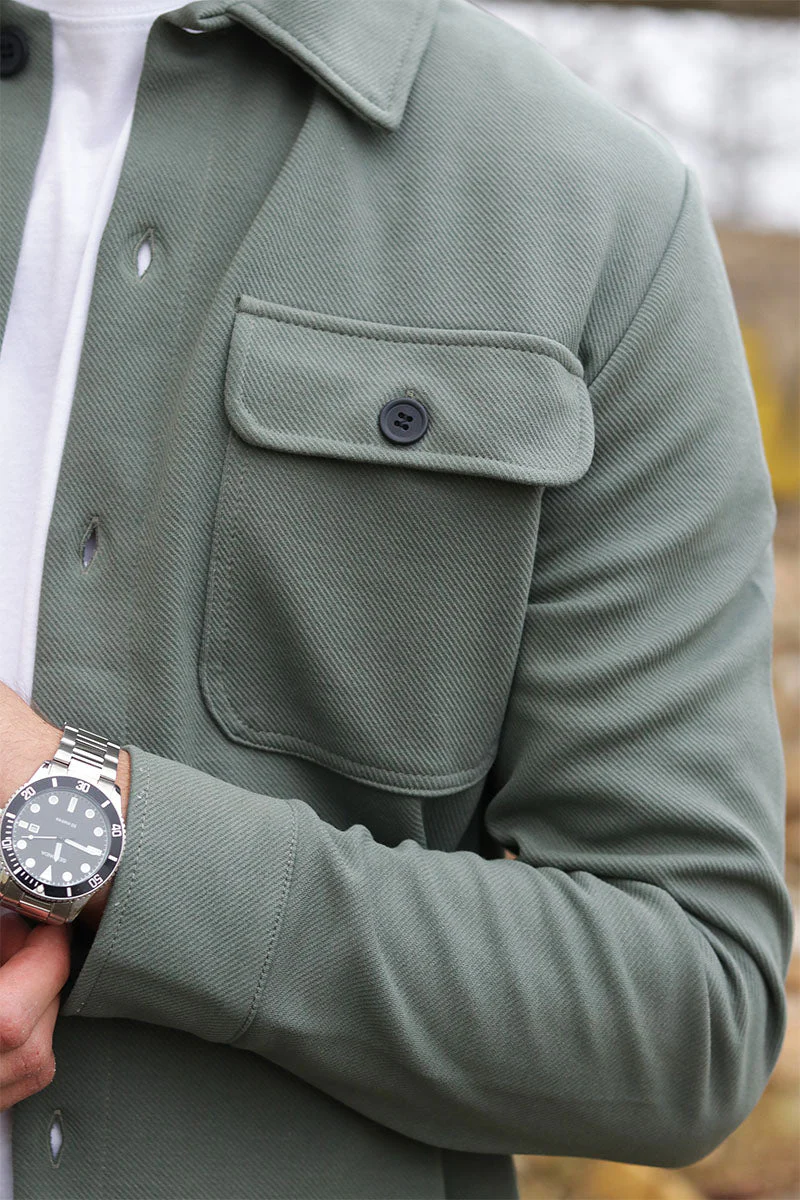 ONLY & SONS Kodyl Overshirt  Castor Gray - Image 3