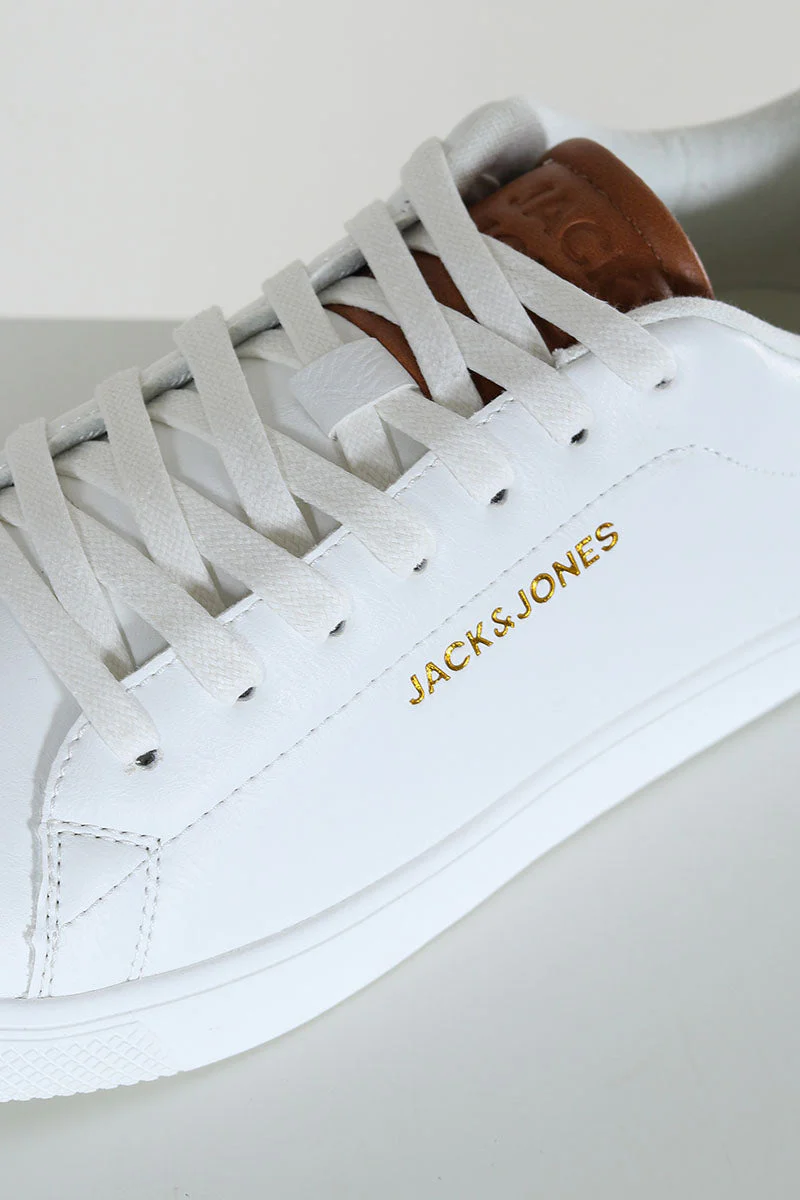 Jack & Jones Boss PU Sneaker White - Image 4