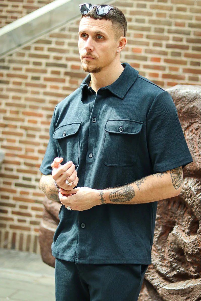 ONLY & SONS Kodyl SS Shirt Dark Navy - Image 5