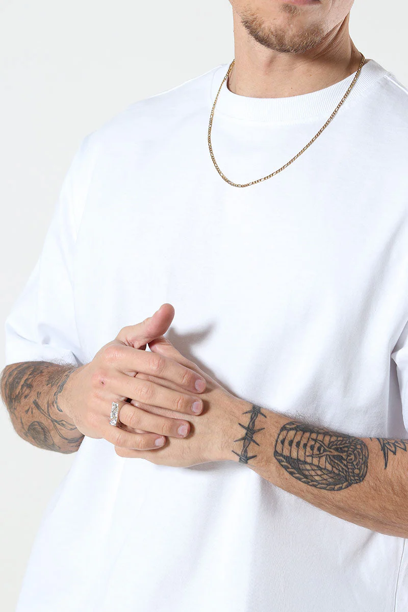 ONLY & SONS Millenium Oversize Tee Bright White - Image 3