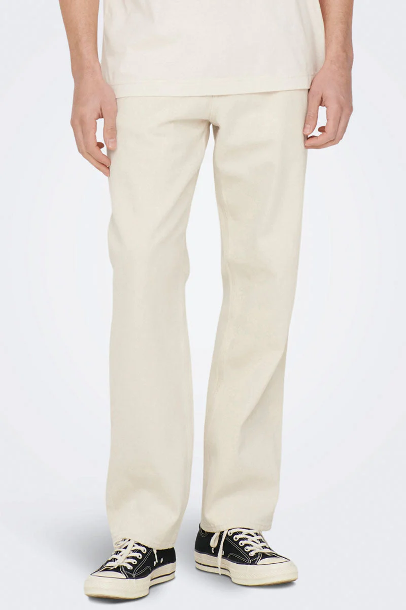 Only & Sons Edge Straight Fit 5917 Ecru