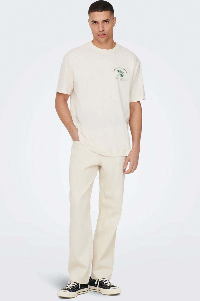Only & Sons Edge Straight Fit 5917 Ecru - Image 2