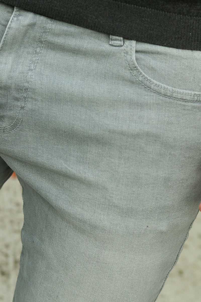 Only & Sons Loom Slim Fit Light Grey Denim - Image 4