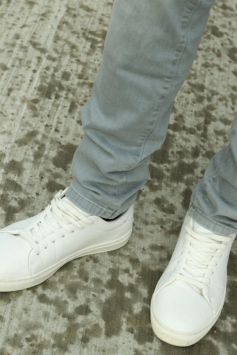 Only & Sons Loom Slim Fit Light Grey Denim - Image 5