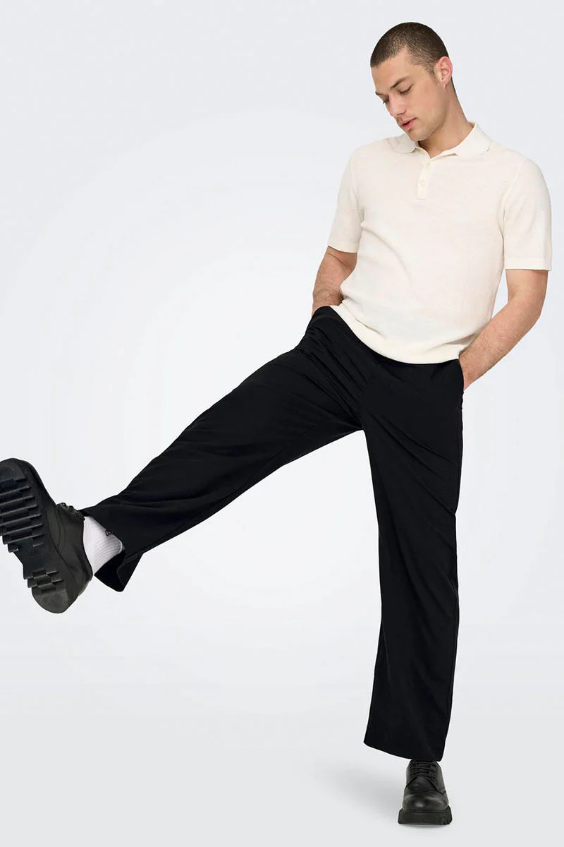 ONLY & SONS Bob Loose Pants Black - Image 3