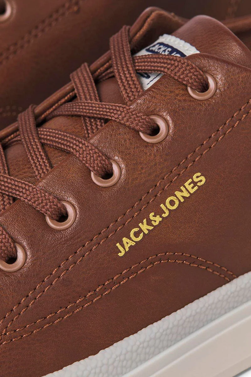 Jack & Jones Bayswater PU Sneaker Cognac - Image 4