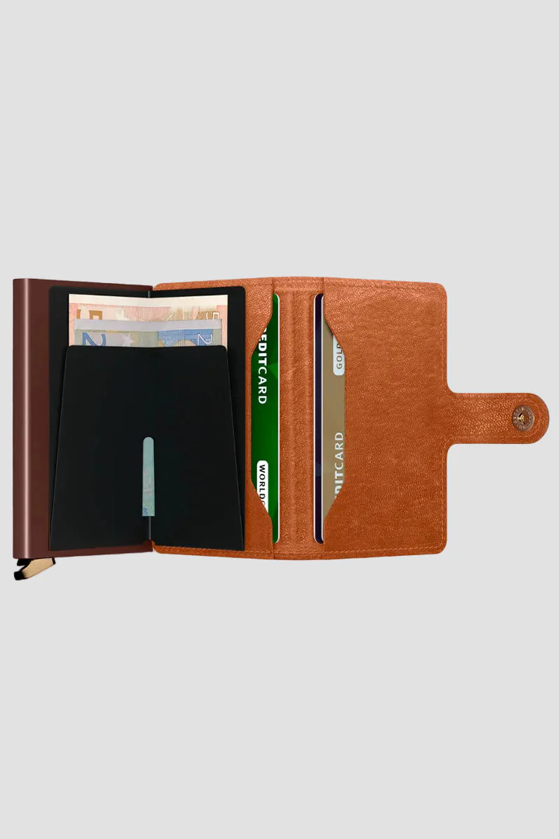 Secrid Emboos Premium Miniwallet Cognac - Image 2