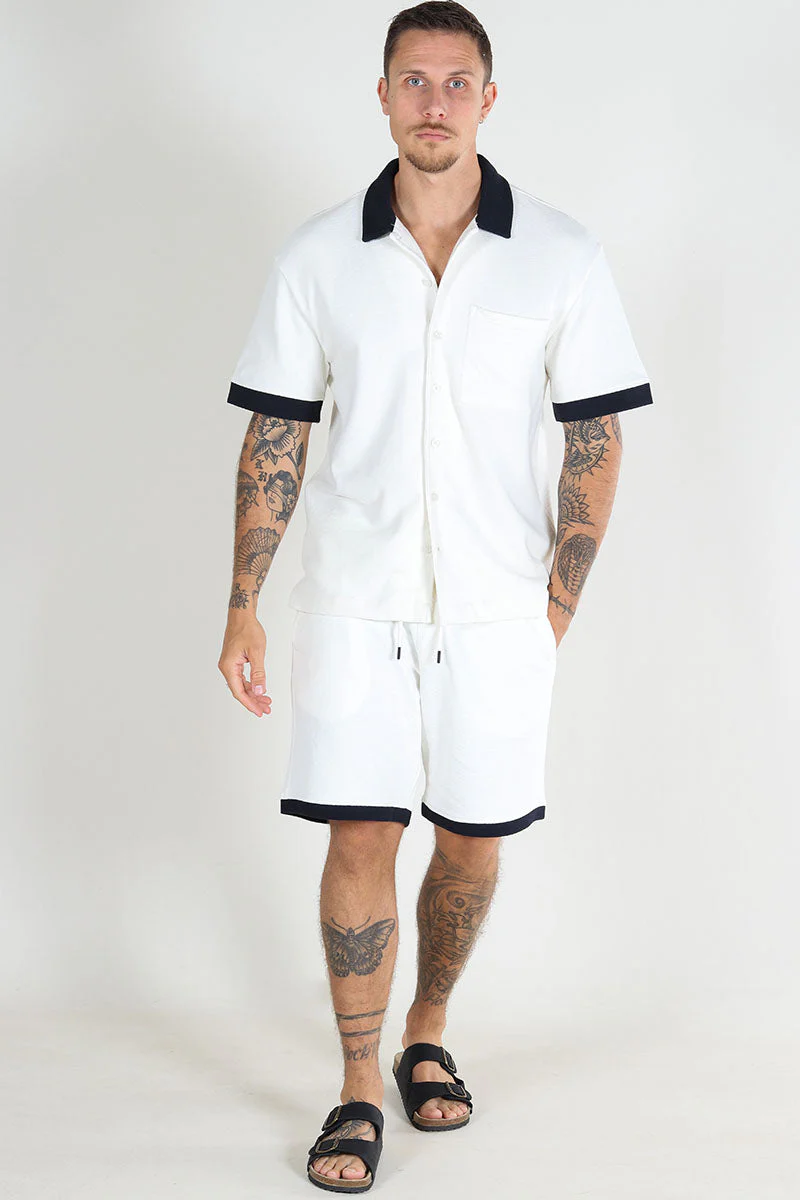 ONLY & SONS Mabon Relax Emb SS Shirt Cloud Dancer - Image 2