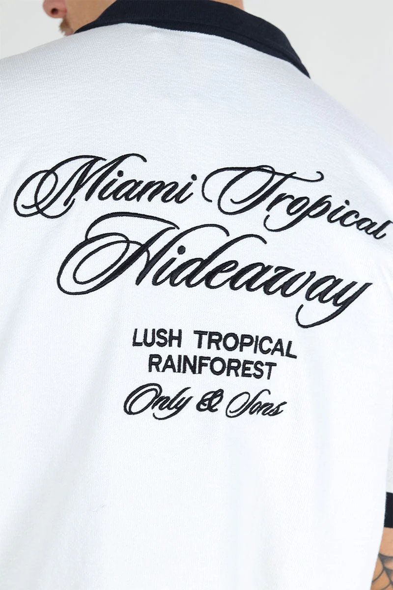 ONLY & SONS Mabon Relax Emb SS Shirt Cloud Dancer - Image 5