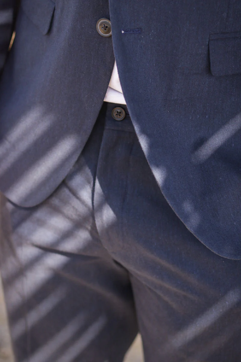 Jack & Jones Riviera Linen Blazer Dark Navy - Image 5
