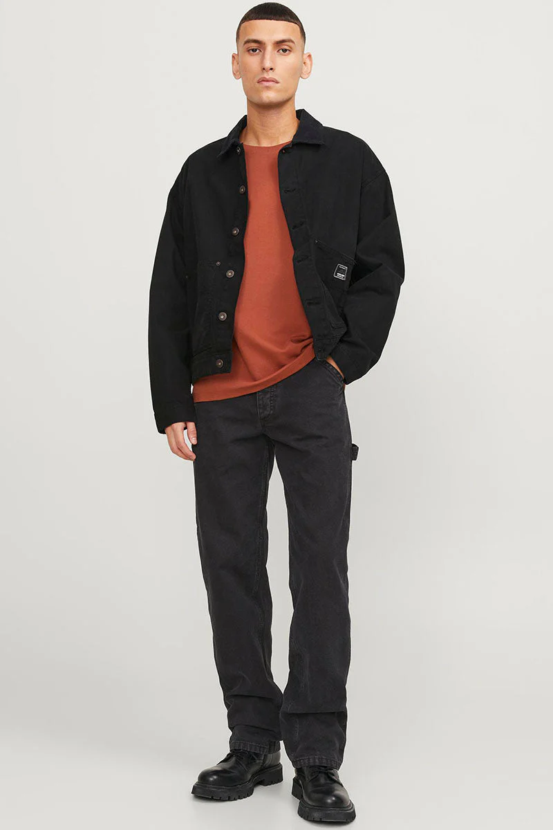 Jack & Jones Eddie Carpenter Loose Fit Jeans Black - Image 2