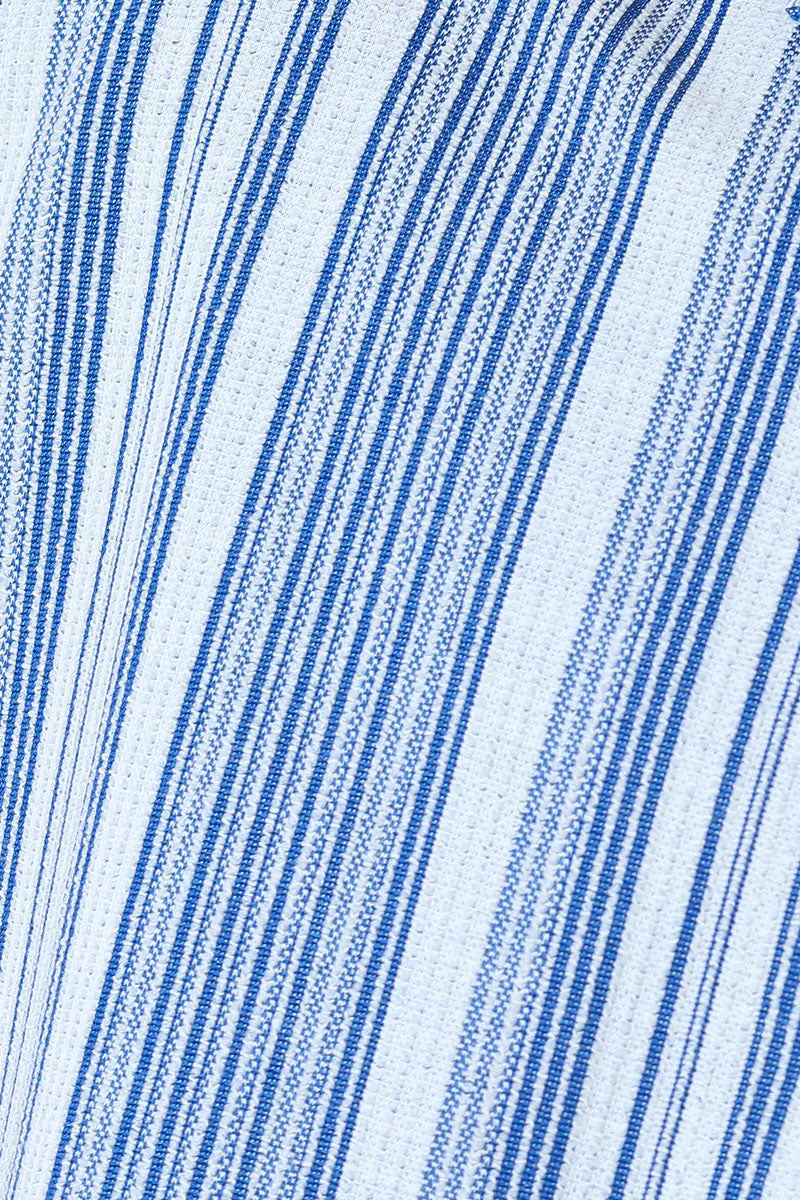 Selected Boxy Skylar SS Jersey Shirt Nautical Blue - Image 4
