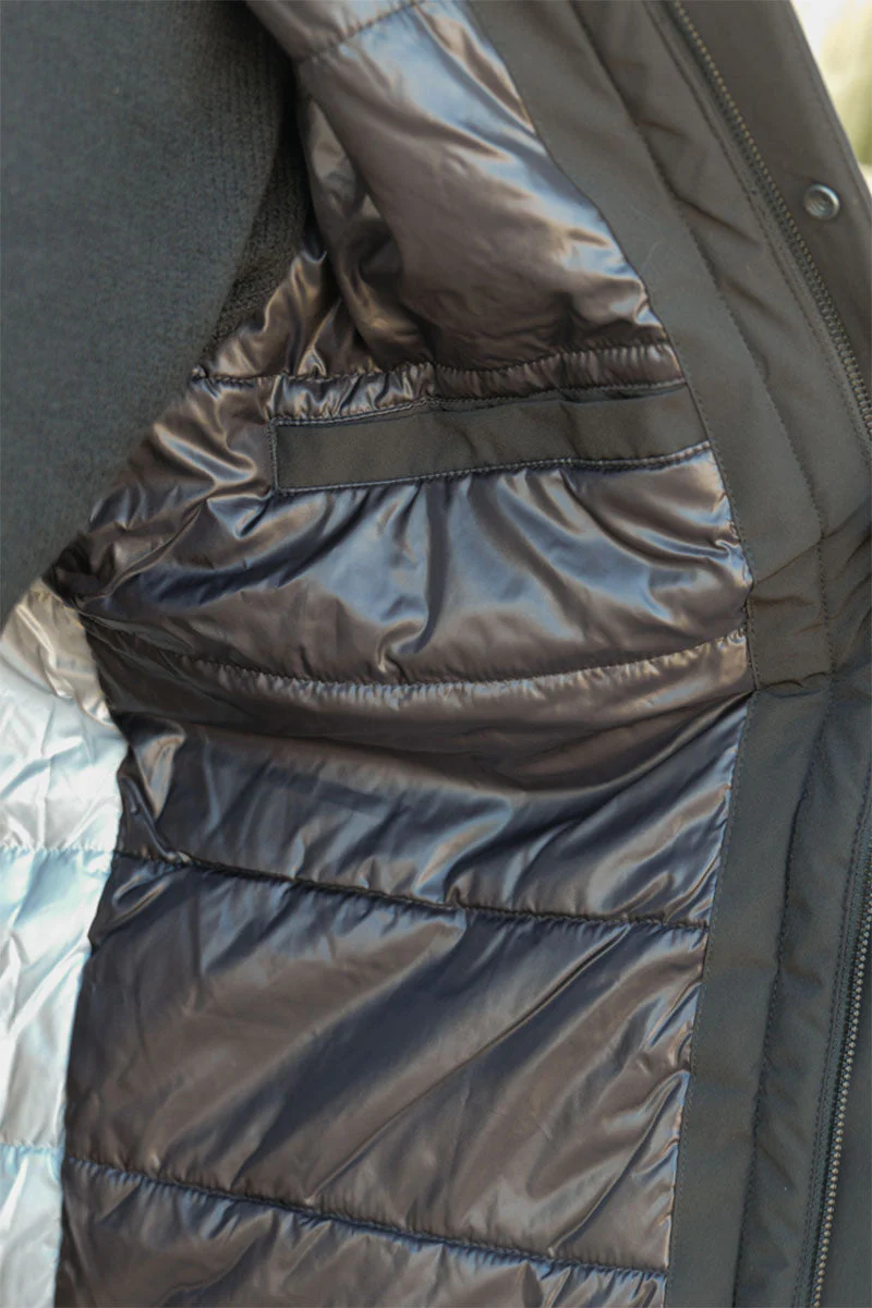 Jack & Jones Keen Stretch Parka Jacket Black - Image 6