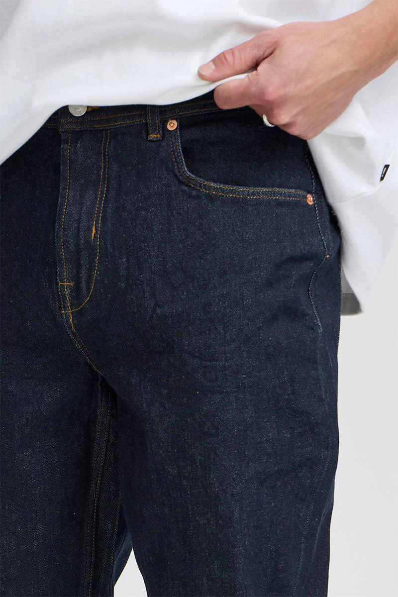 Solid Ryan Relaxed Fit Monte Raw Denim - Image 3