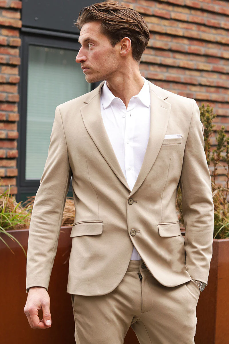JEFF Ezra Blazer Greige - Image 3