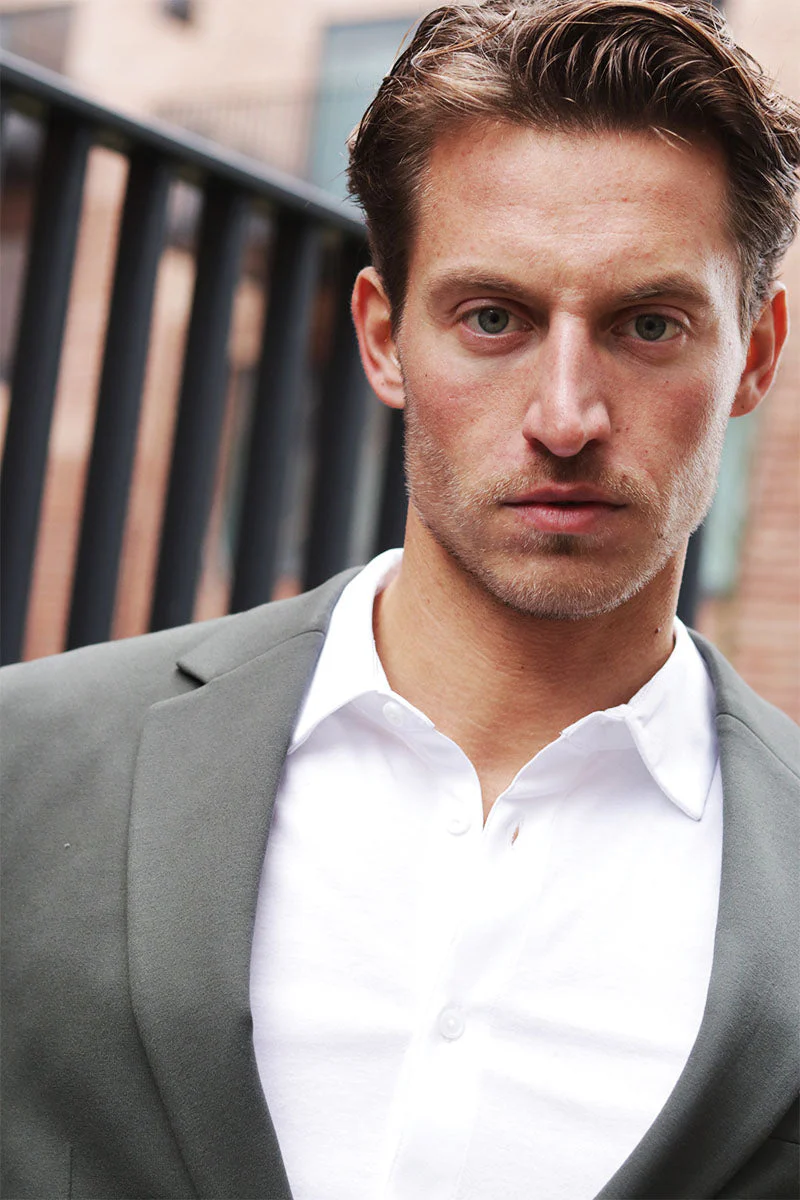 JEFF Ezra Blazer Army - Image 7