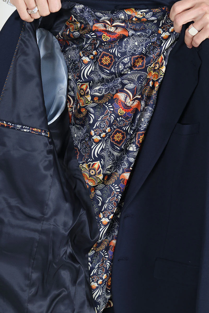 JEFF Ezra Blazer Dark Navy - Image 3