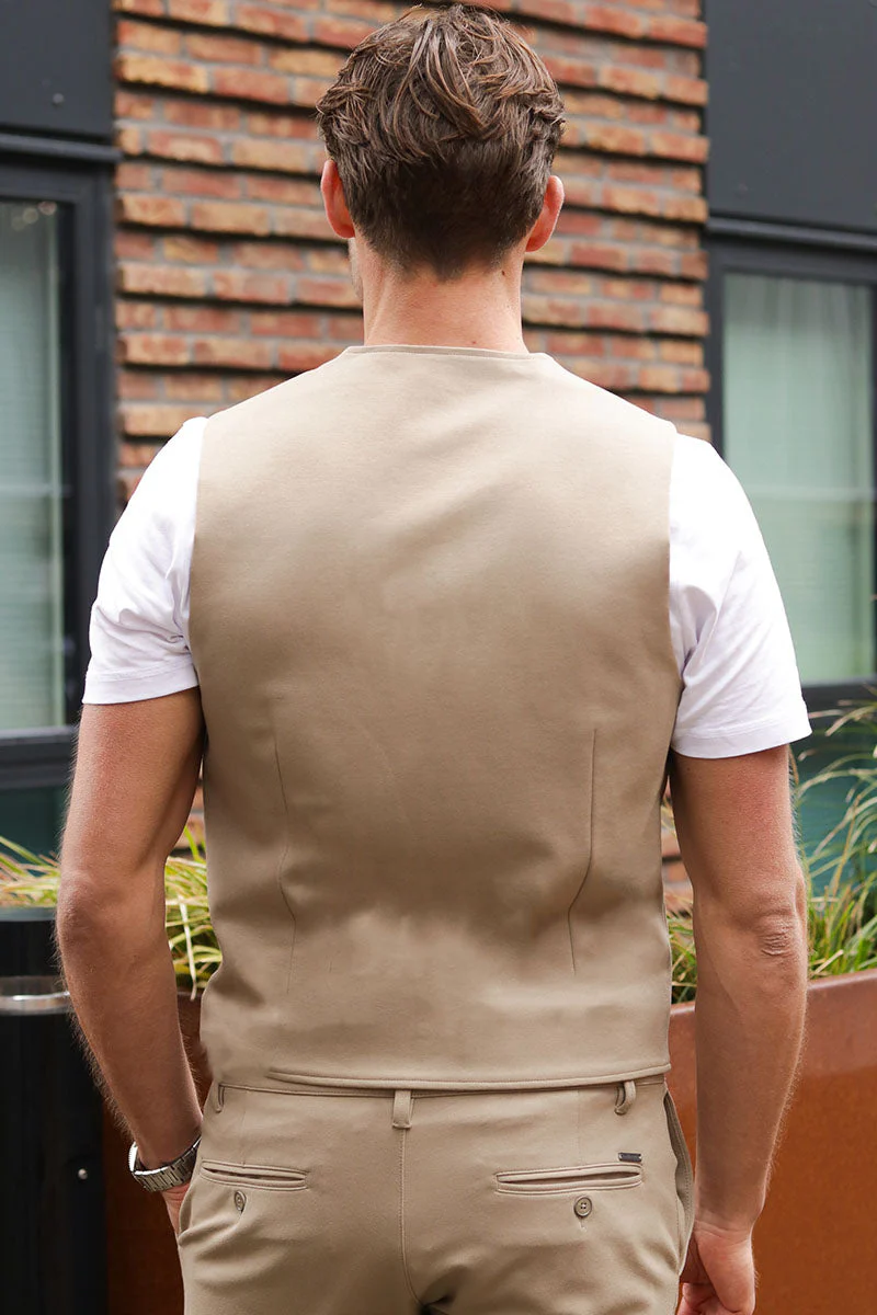 JEFF Ezra Vest Greige - Image 6