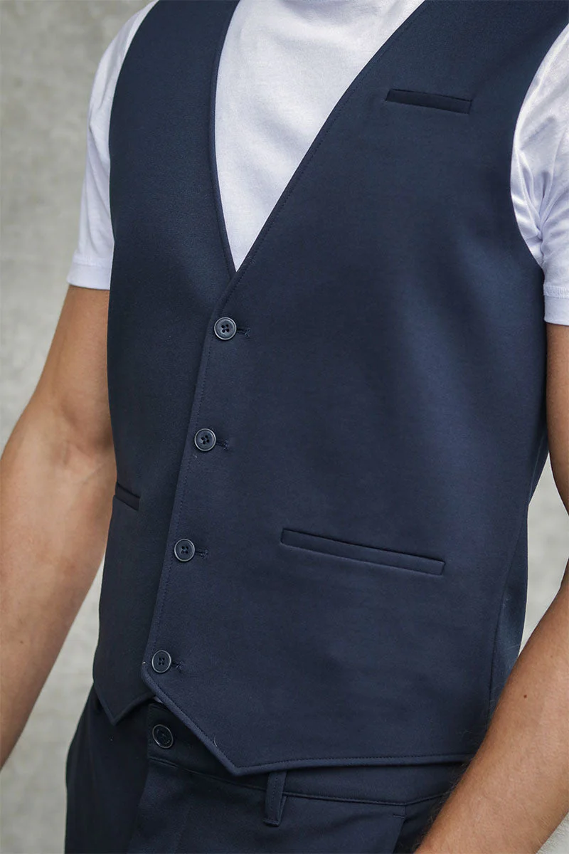 JEFF Ezra Vest Dark Navy - Image 5