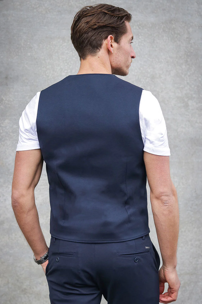JEFF Ezra Vest Dark Navy - Image 6