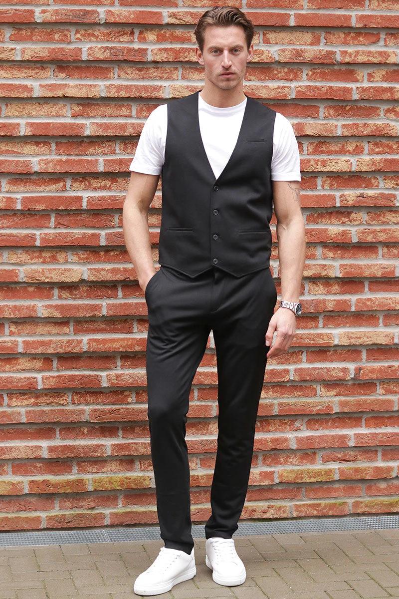 JEFF Ezra Vest Black - Image 2