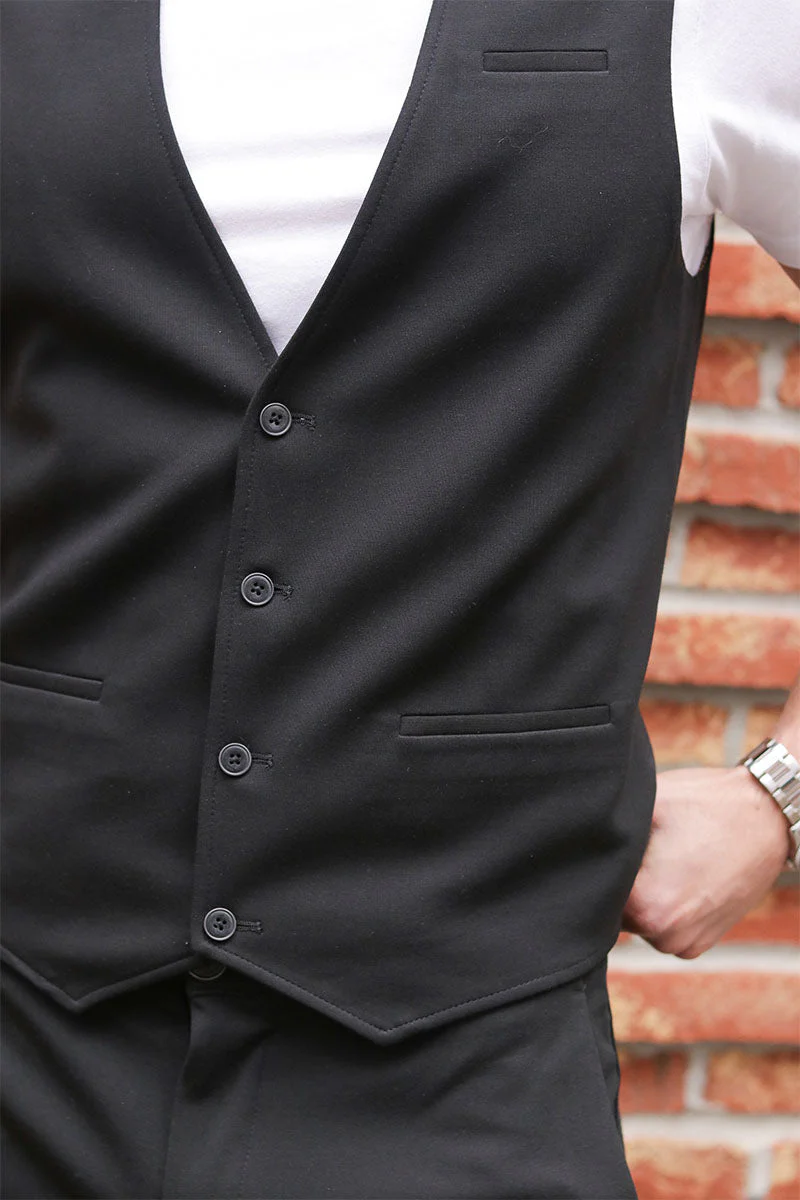 JEFF Ezra Vest Black - Image 4