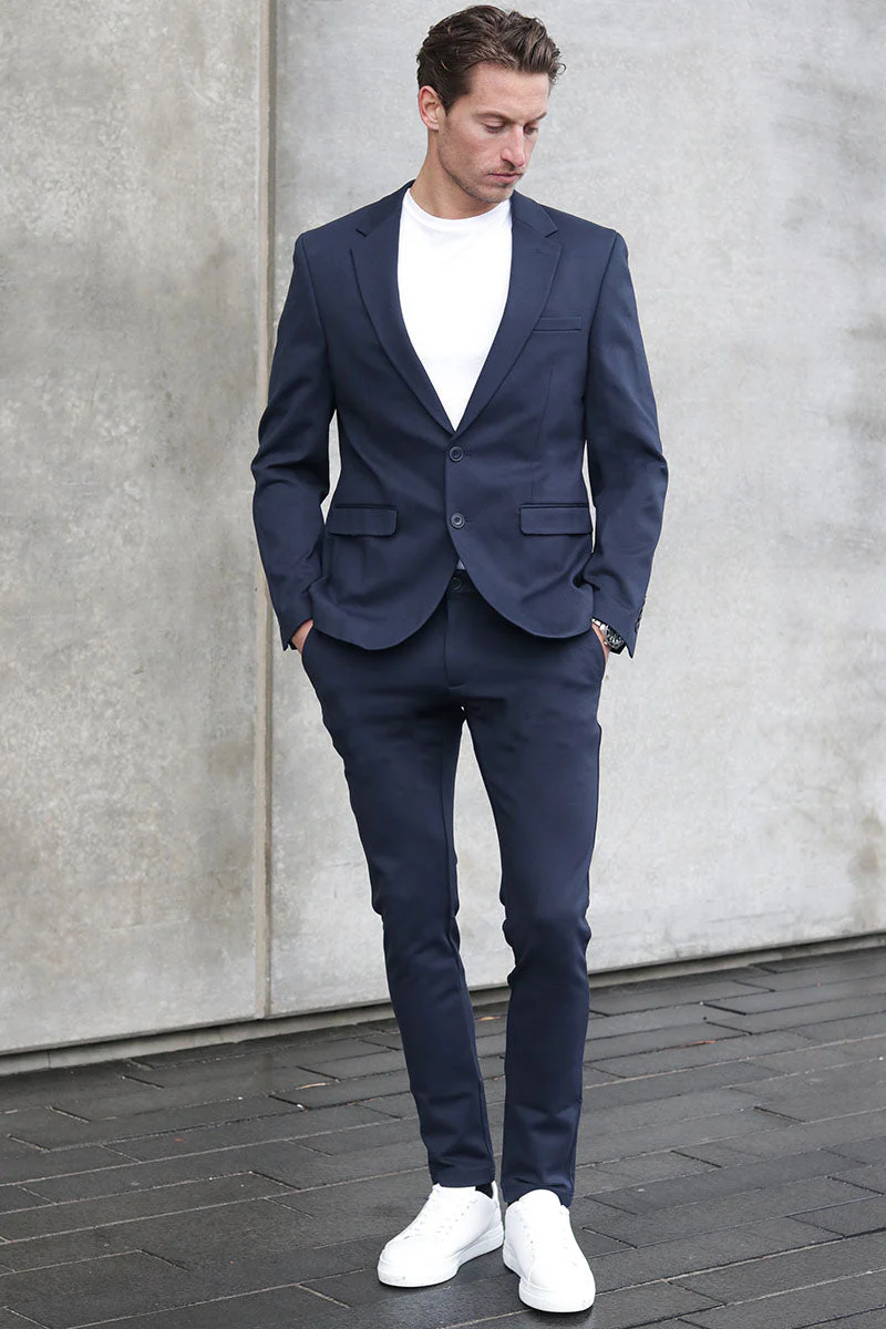 JEFF Ezra Trousers Dark Navy - Image 2