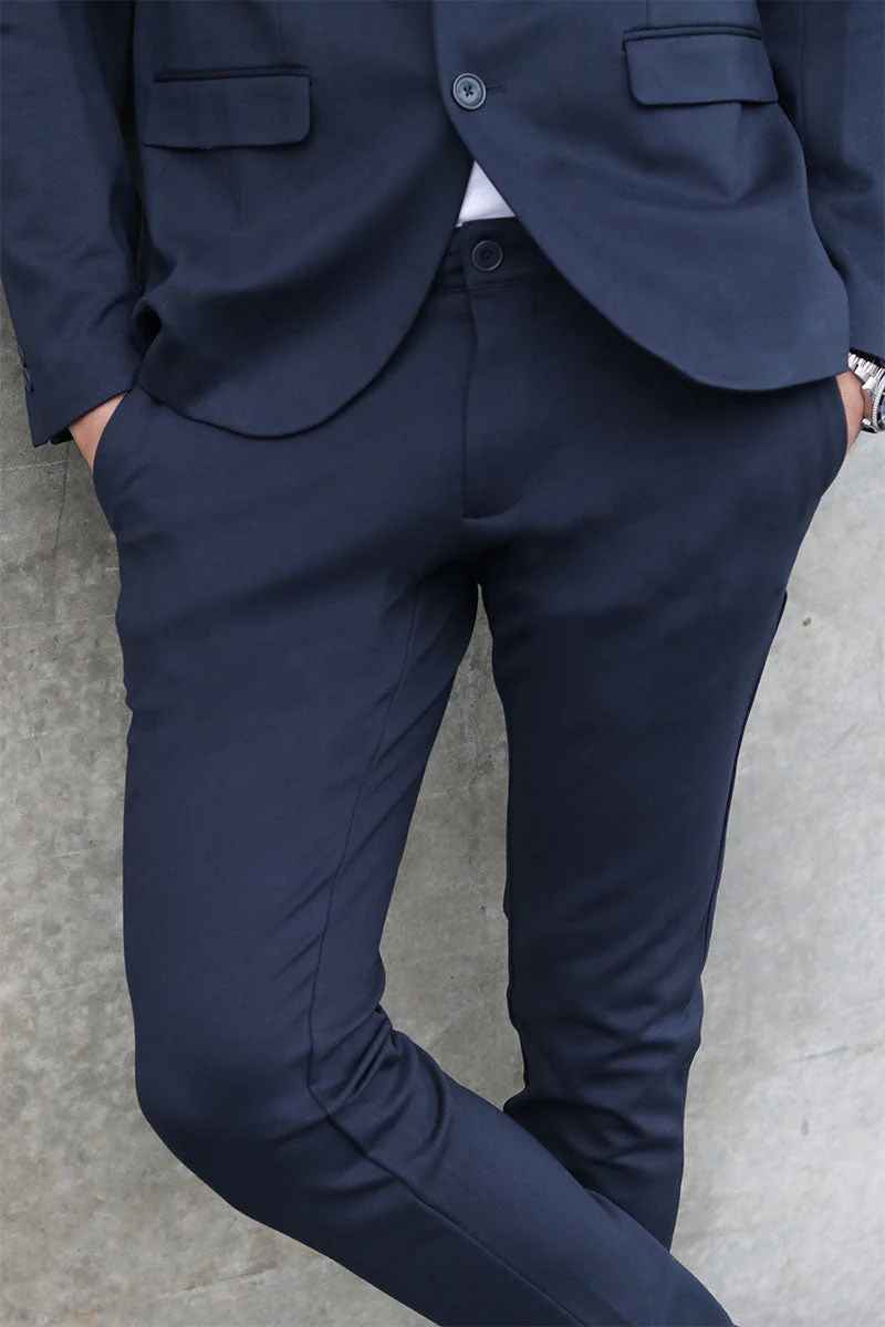 JEFF Ezra Trousers Dark Navy - Image 3