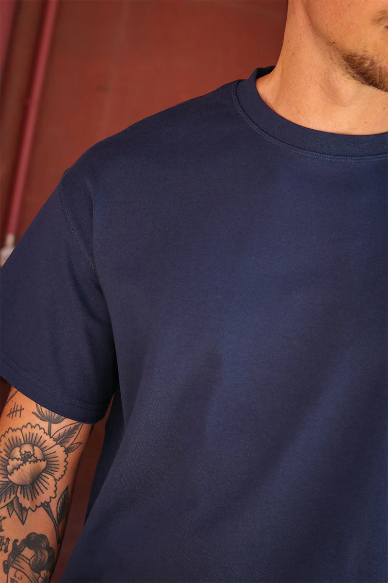 Solid Danton Box Fit Tee Insignia Blue - Image 3