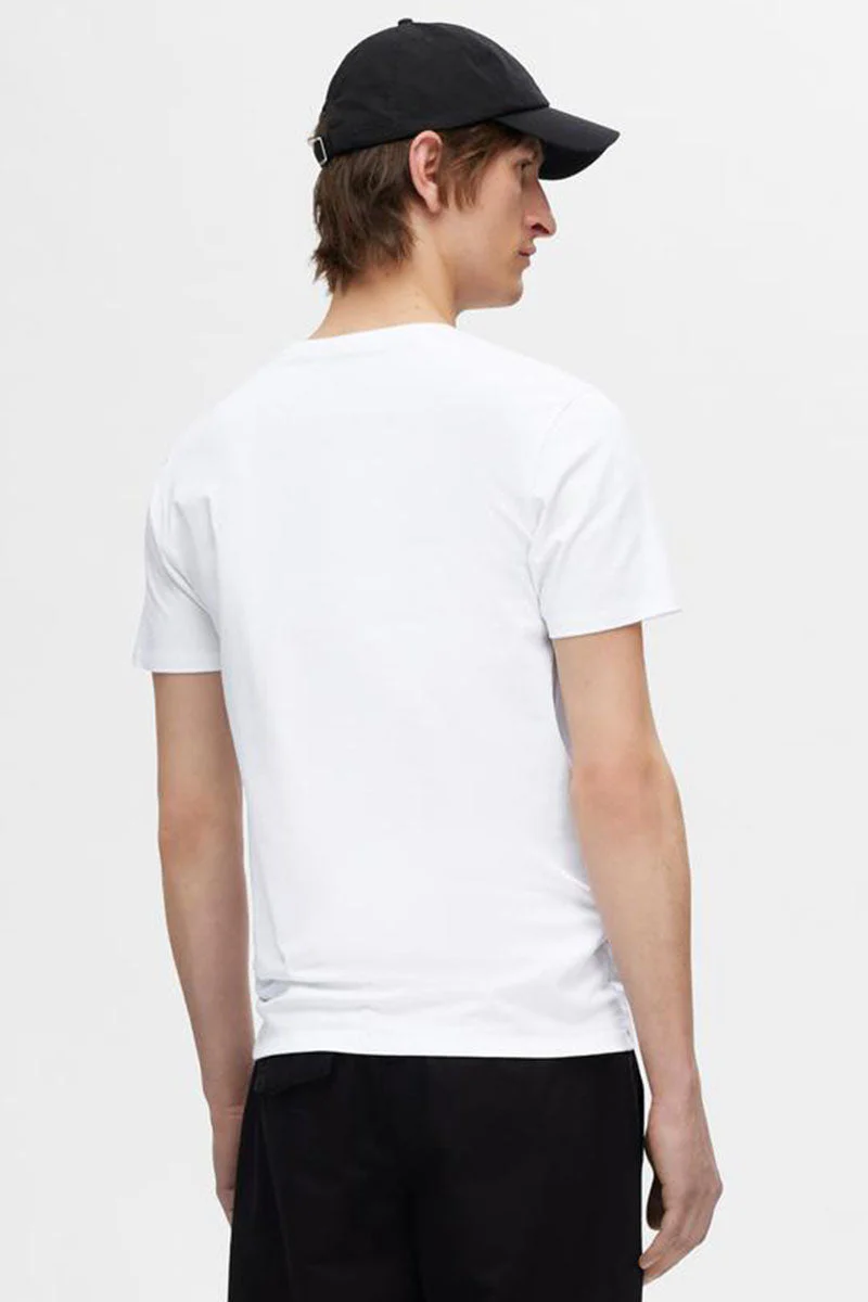 Selected ROLAND BASIC TEE 3-PACK  Bright White - Image 5