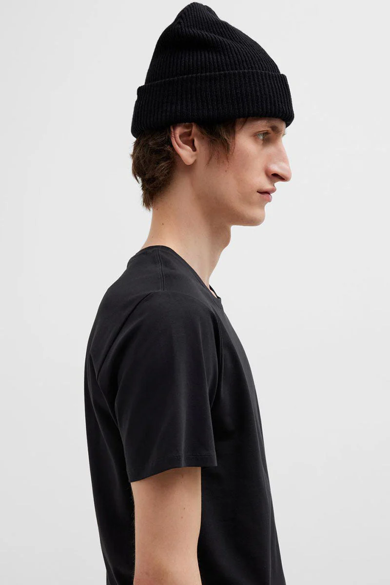 Selected ROLAND BASIC TEE 3-PACK Black - Image 5