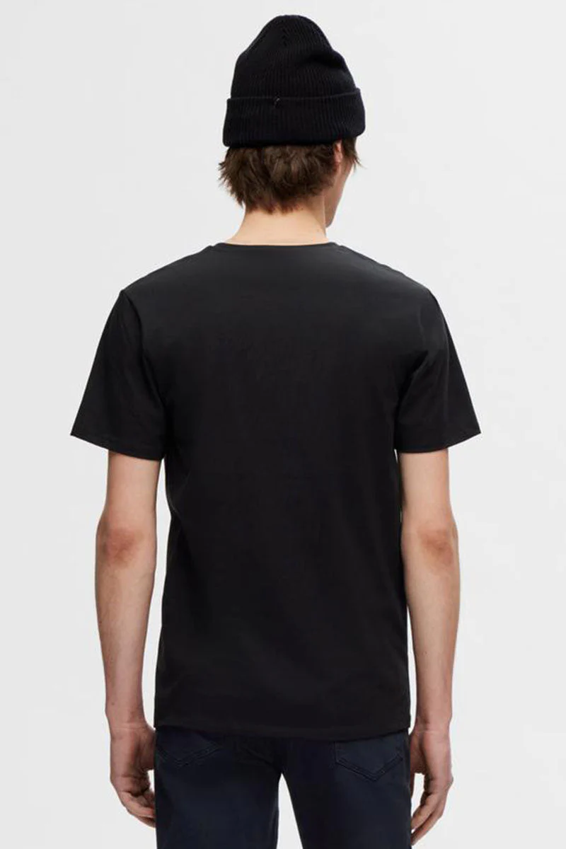 Selected ROLAND BASIC TEE 3-PACK Black - Image 6